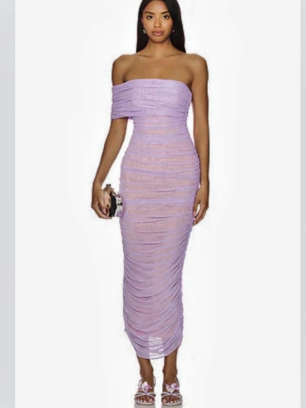 Ronny Kobo Lucia Dress in Lavender & Sherbet